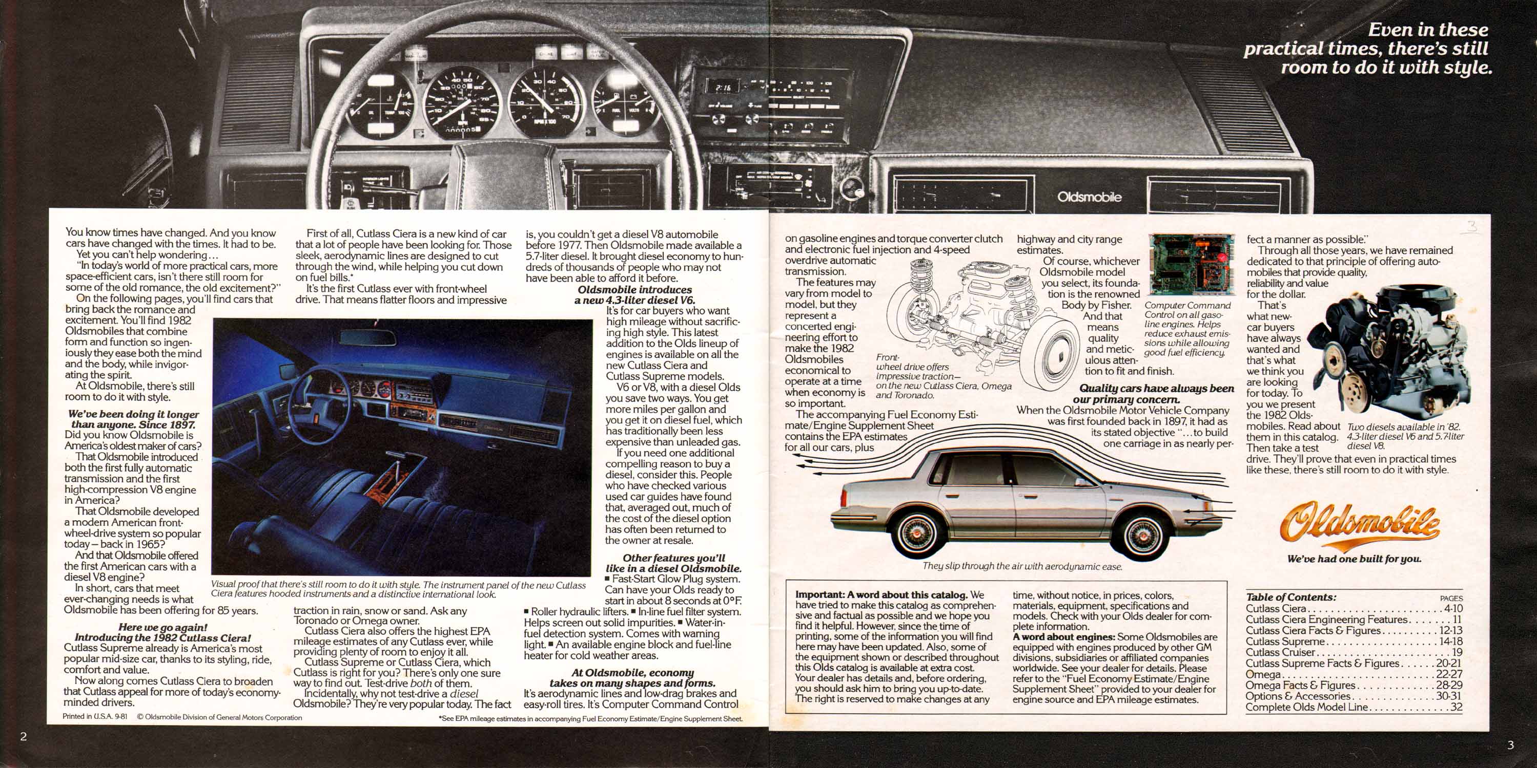 1982 Oldsmobile Small-Size Brochure Page 17